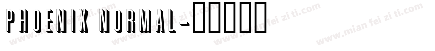 Phoenix Normal字体转换